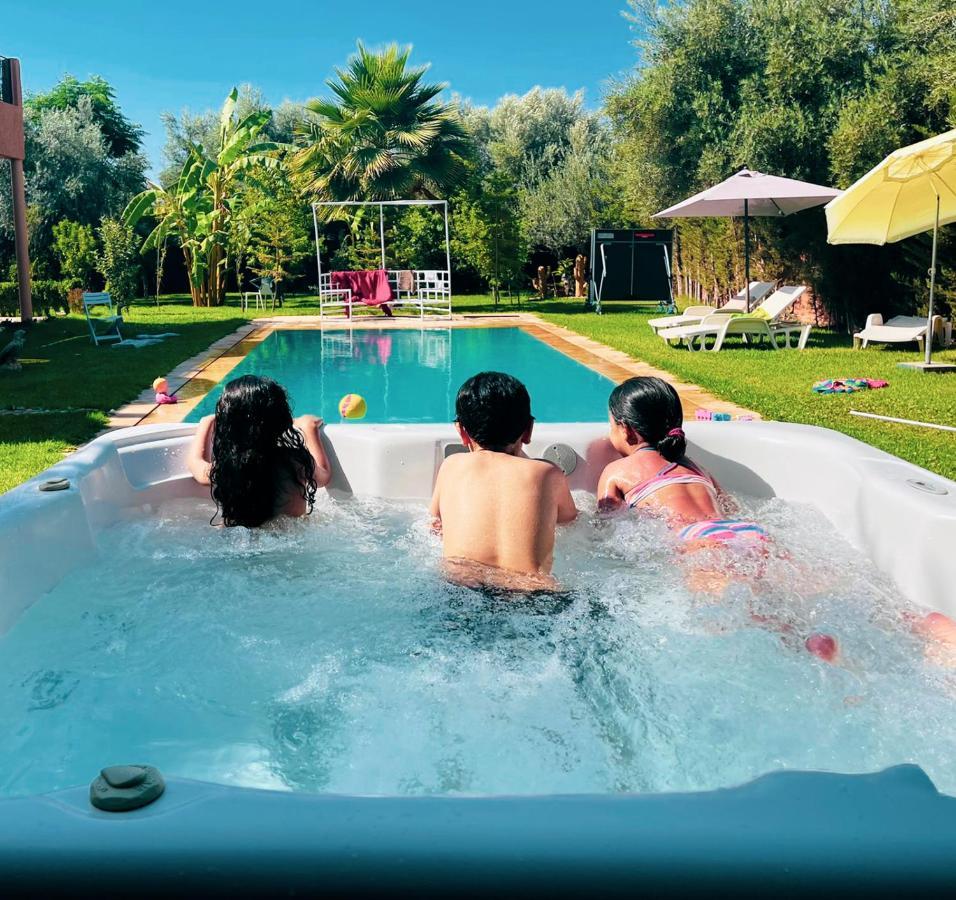 Ilafe Farmhouse, Villa Avec Piscine Chauffee Privee Et Jacuzzi Pour Familles Marrakesh Eksteriør billede