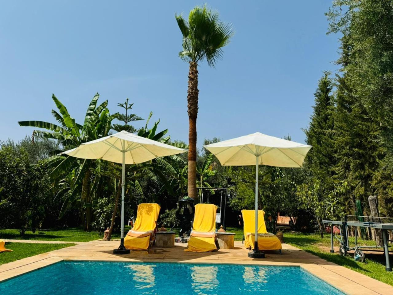Ilafe Farmhouse, Villa Avec Piscine Chauffee Privee Et Jacuzzi Pour Familles Marrakesh Eksteriør billede