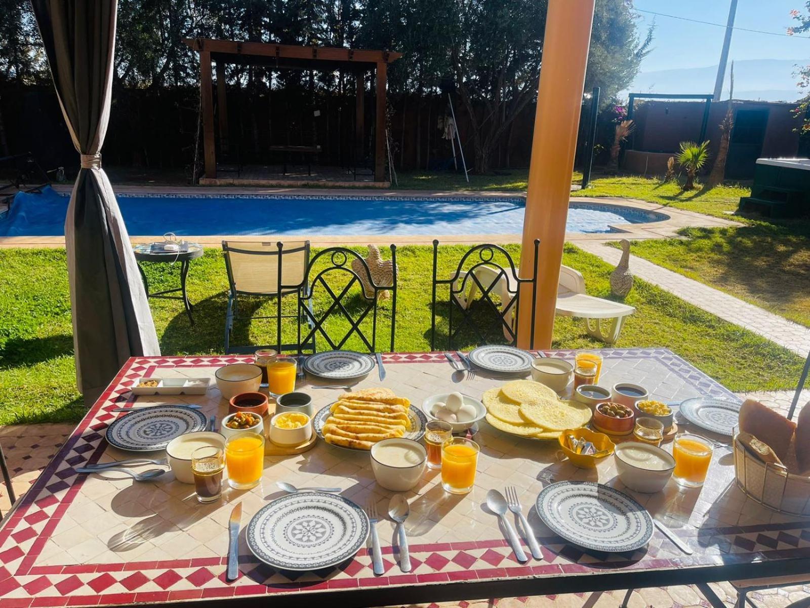 Ilafe Farmhouse, Villa Avec Piscine Chauffee Privee Et Jacuzzi Pour Familles Marrakesh Eksteriør billede
